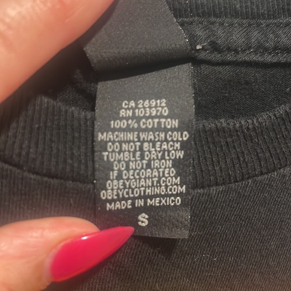 Obey PEACE ELEPHANT Size Small Men’s - Picture 4 of 9